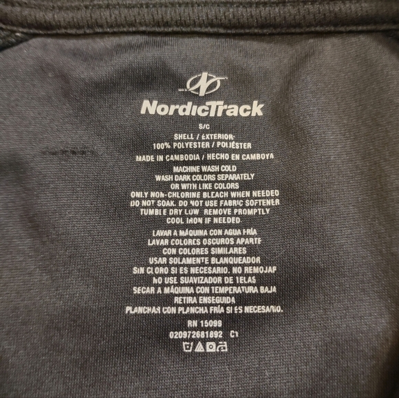 NordicTrack Track Jacket sz SM - Picture 2 of 2
